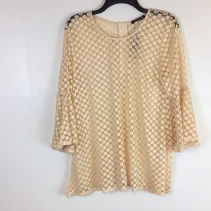 Adorn Sheer Top - Size Large